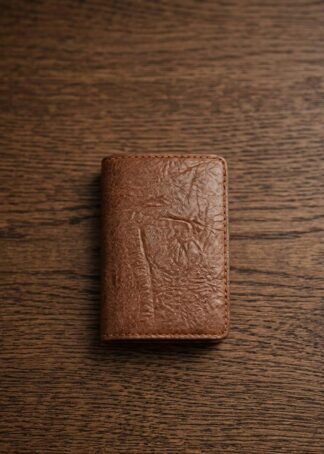 Card Holder Metal (اللون البني)